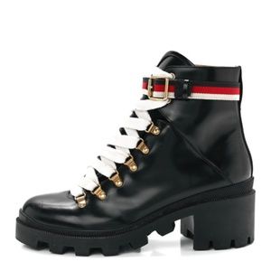 Gucci Sylvia Combat Boots